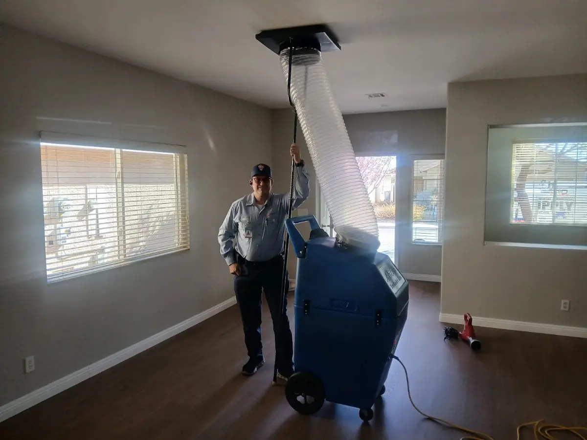 Professional Dryer Vent Cleaning work inside a Fate home